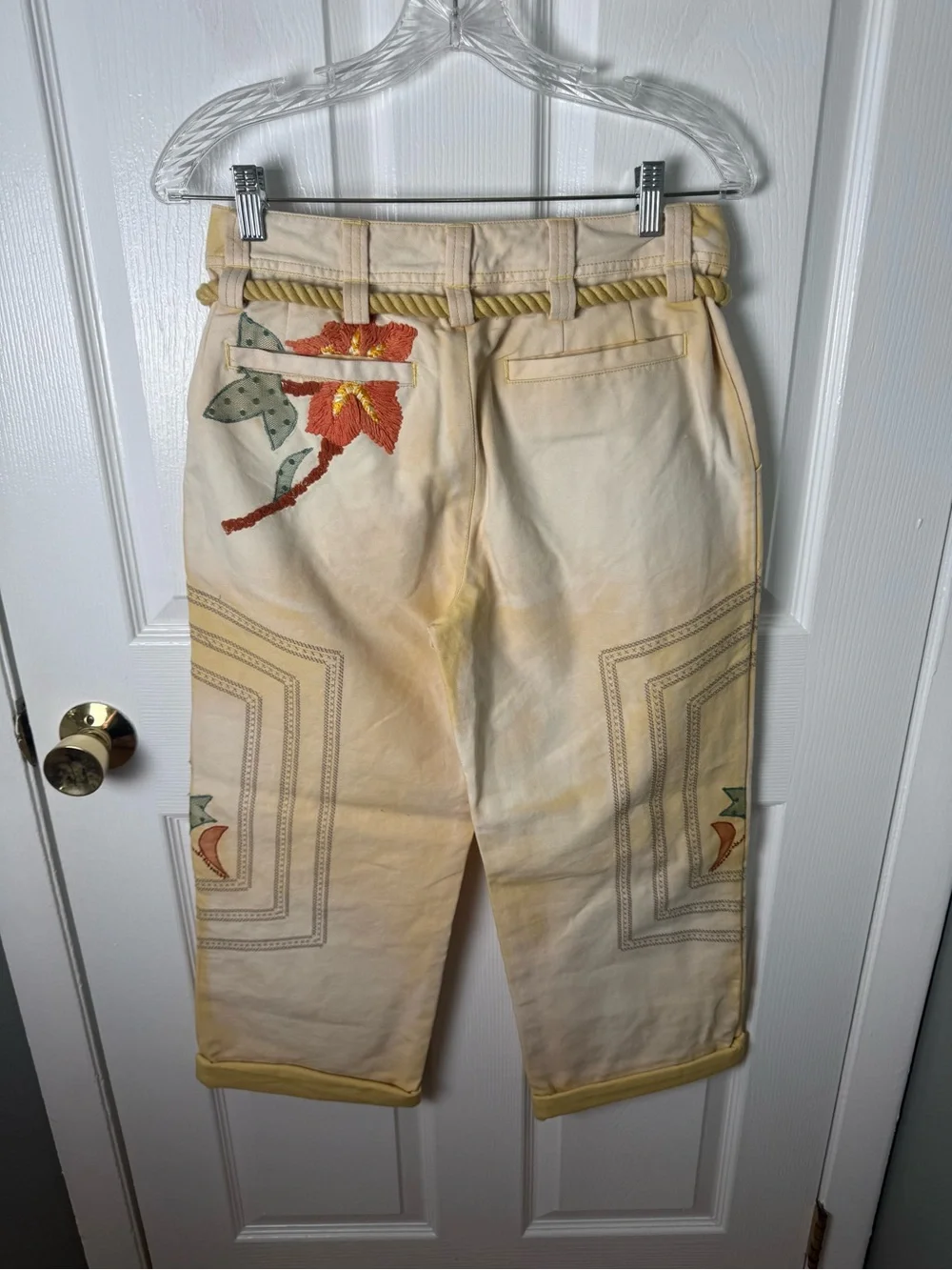 Free People We The Free Electric Sands Embroidered Pants